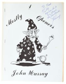 Mostly Openers 1, Inscribed and Signed