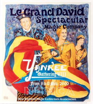 Le Grand David, Spectacular Magic Company Poster