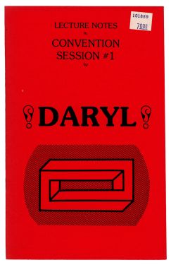 Lecture Notes to Convention Session #1