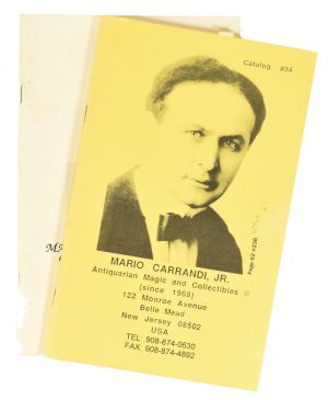 Mario Carrandi Catalog No. 34 & No. 35