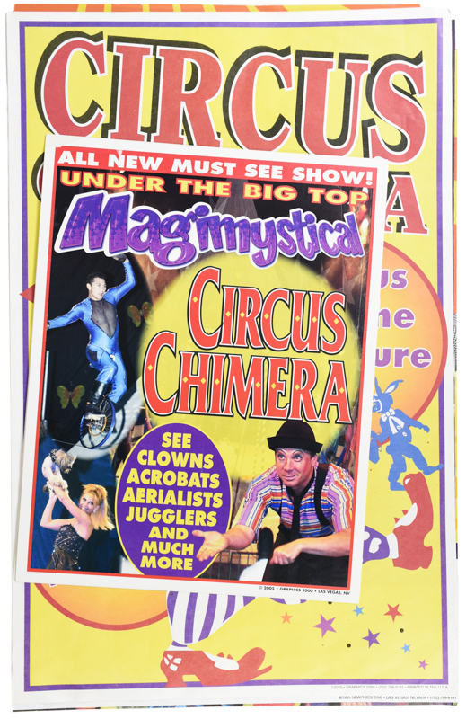 Group of Circus Posters - Quicker than the Eye