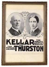 Kellar and Thurston Flyer, Framed