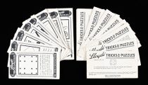 Lloyds' Trick & Puzzles Cigarette Cards