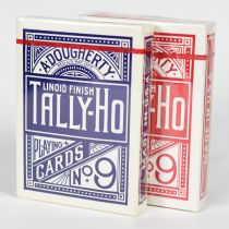 Pair of Tally-Ho No. 9 Playing Cards (Blue Seal)