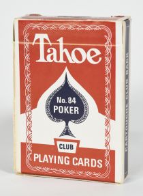 Tahoe No. 84 Playing Cards (Red)