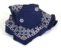 Navy Blue Glass Vanish Bandana