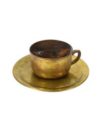 Large Brass Confetti Cup