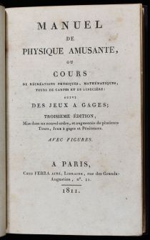 Manuel de Physique Amusante