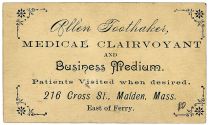 Allen Foothaker Business Card 