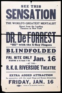 Dr. DeForrest Handbill