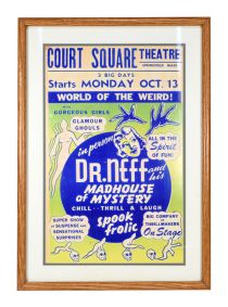 Dr. Neff and his Madhouse of Mystery Framed Poster