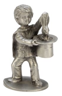 Hudson Pewter Magician Statuette