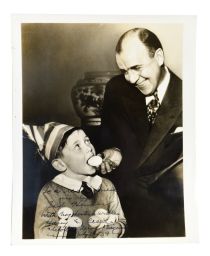 Harry Cecil and Young Assistant Portrait (Inscribed and Signed)