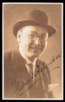 Kalanag, Helmut Schreiber, Portrait Post Card (Signed)