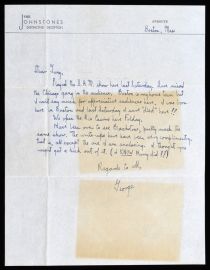 George Johnstone Letter