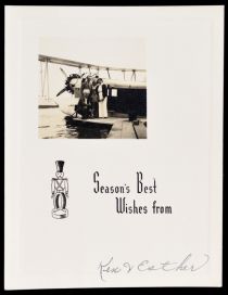 Harry Blackstone and Family Christmas Card