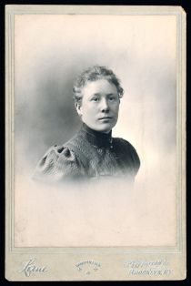 Cabinet Card Portrait of Mrs. Francis J. Werner, Signed