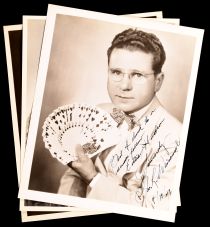 Three Magician's Photographs Signed to Eddie Hudson