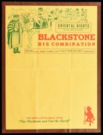Blackstone Big Combination Show Letterhead