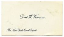 Dai Vernon Business Card