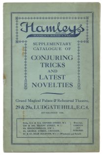 Hamleys Supplementary Catalogue of Conjuring Tricks and Latest Novelties