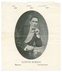 Clinton Burgess: Magician, Card Specialist