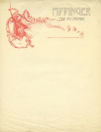 Fippinger the Mystifier Letterhead