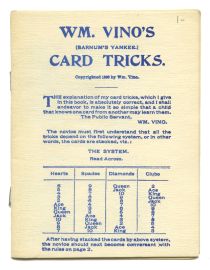 William M. Vino's Card Tricks