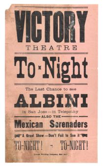 Herbert Albini at Victory Theatre in San Jose