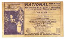 Herbert Albini at National Theatre