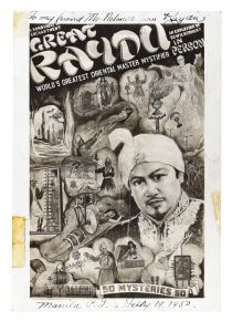 Photograph of Great Raydu Poster, Inscribed and Signed