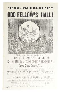 Professor Dockweiler's Grand Musical and Stereopticon Exhibition!