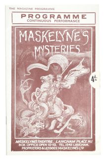 Maskelyne's Theatre Program: No. 930, December 19th, 1932