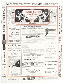 Thurston: Davidson Theatre