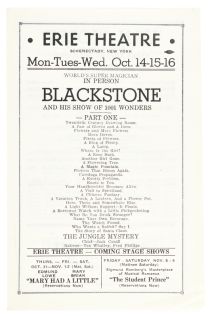 Blackstone: Erie Theatre