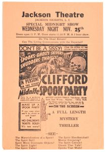 Clifford Midnite Spook Party: Jackson Theatre