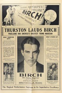 Birch, the Famous Magician Brochure