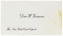 Dai Vernon Business Card