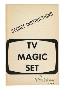 Secret Instructions: TV Magic Set