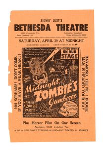 Ray-Mond Midnight Zombie's Jamboree Handbill