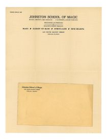 Johnston School of Magic Letterhead