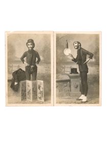 Vintage Clown Real Photo Postcards