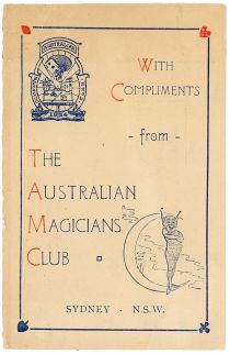 Australian Magicians Club Leaflet