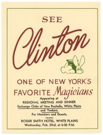 Clinton Advertisement Slip
