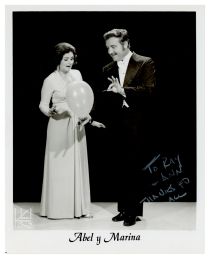 Abel y Marina Inscribed and Signed Photograph