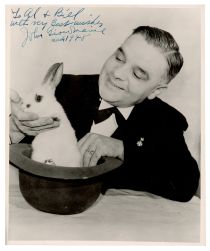 John Giordmaine Inscribed and Signed Photograph