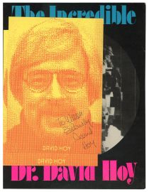David Hoy Advertisement (Signed)