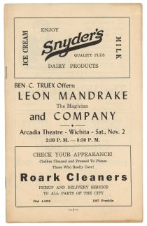 Leon Mandrake, The Magician and Company Program
