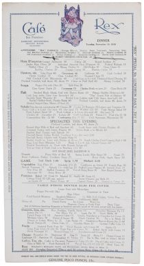 Harry Houdini Cocktail at Café Rex