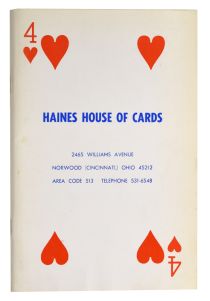 Haines House of Cards, Catalog No. 4